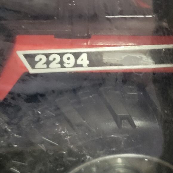 Vtg 1985 Ertl 1/32 scale Die-cast IH Case 2294 4wd w/frontend tractor red/black - Picture 4 of 9